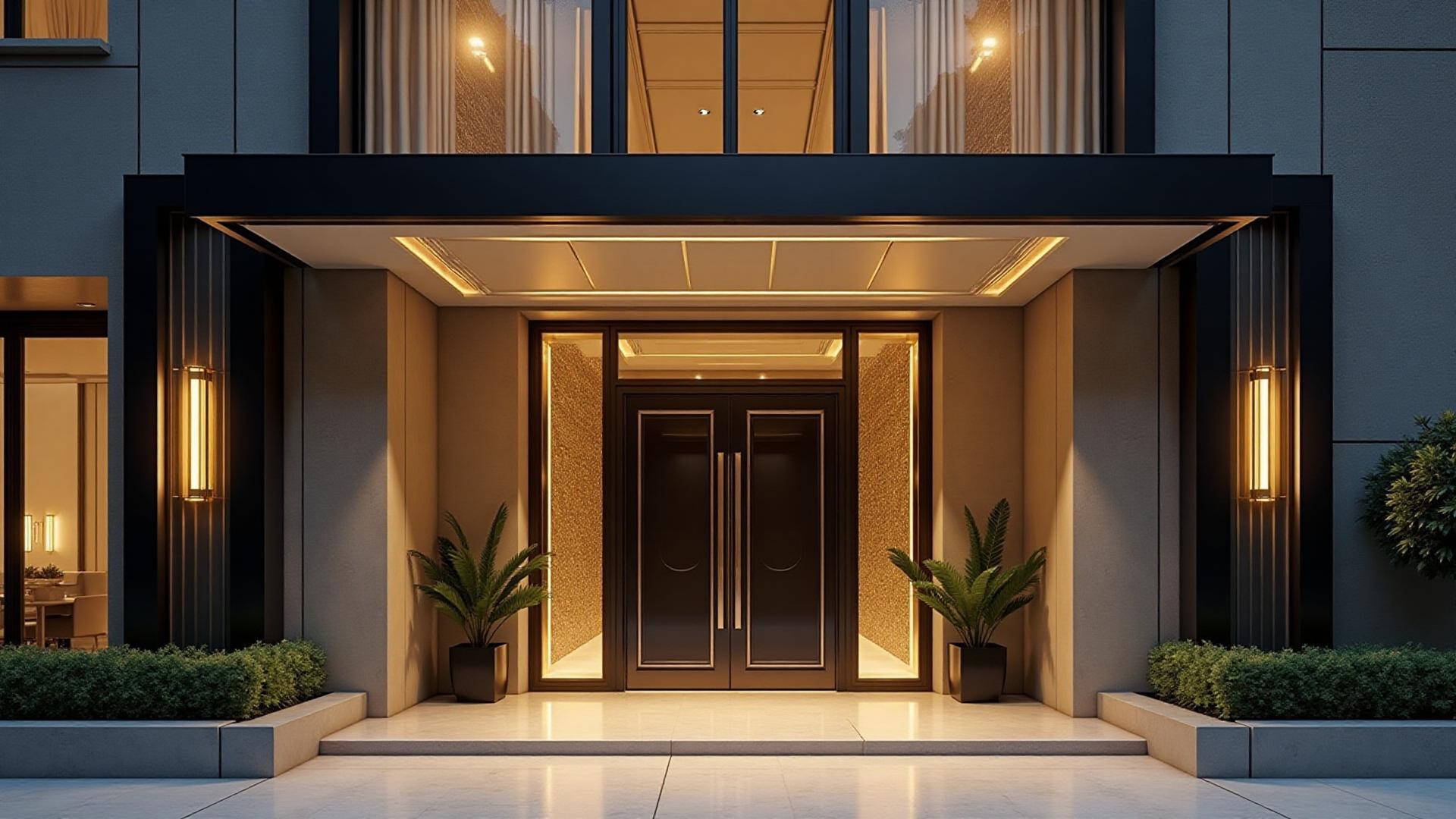 Luxury Building Entrance